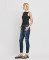 MID RISE ANKLE SKINNY JEANS