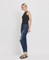 MID RISE ANKLE SKINNY JEANS