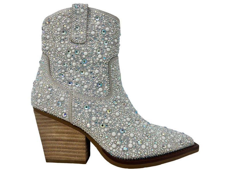 Kady Pearl - Western Inspired Peal Bootie