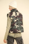 NJ90282-Solid Puffer Padded Warm Vest