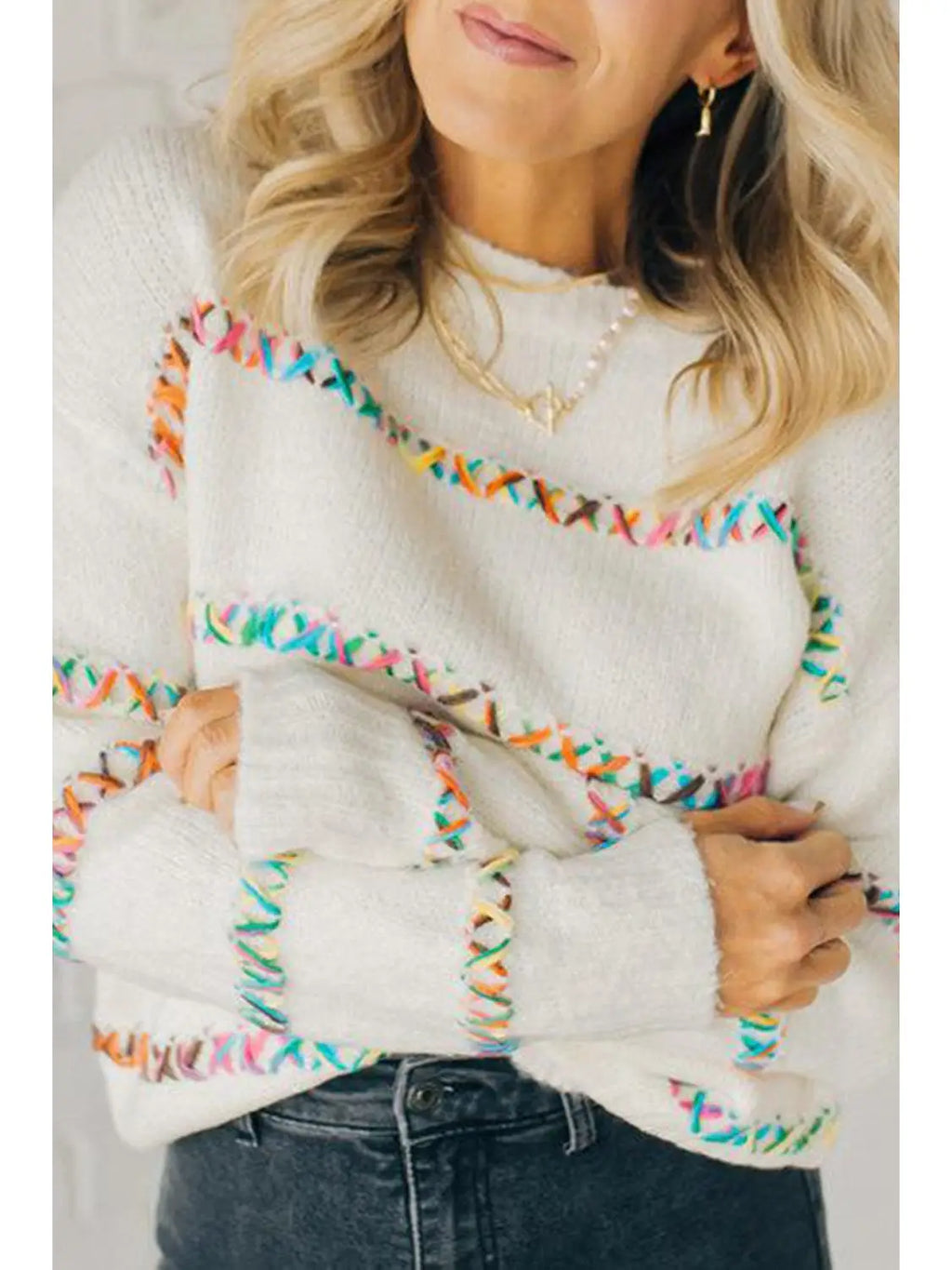 Rafa Cross Stitch Sweater