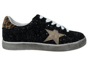 Skylar-Very G star accent women's bling sneaker