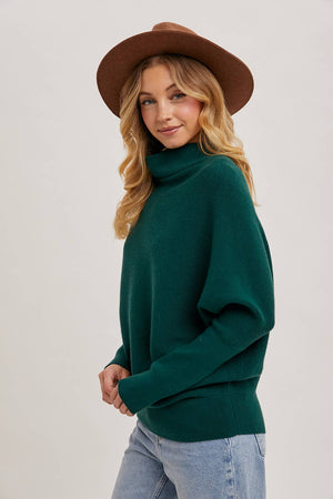 SLOUCH NECK DOLMAN PULLOVER