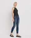 MID RISE ANKLE SKINNY JEANS