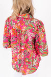 Sandy Boho Floral Print Blouse | S-XL