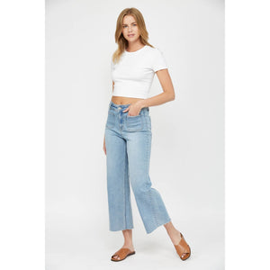 CROPPED WIDE LEG WITH FRONT POCKET