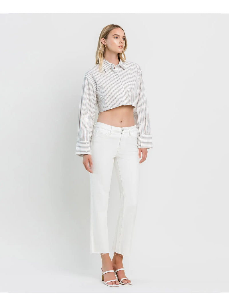 Optic White Jeans by Vervet