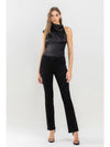 Mid Rise Bootcut Black Jeans