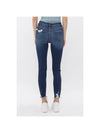 Mica Jean with mid rise ankle skinny Raheem detail