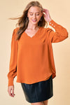 Scallop Neck Blouse - 41870T