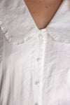 35295 Collared Short Sleeve Button Up Top