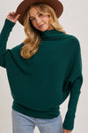 SLOUCH NECK DOLMAN PULLOVER