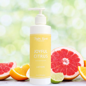 Joyful citrus organic lotion