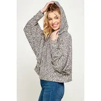 The Jenny Leopard Hooded