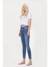 Super soft mid rise, crop skinny jeans