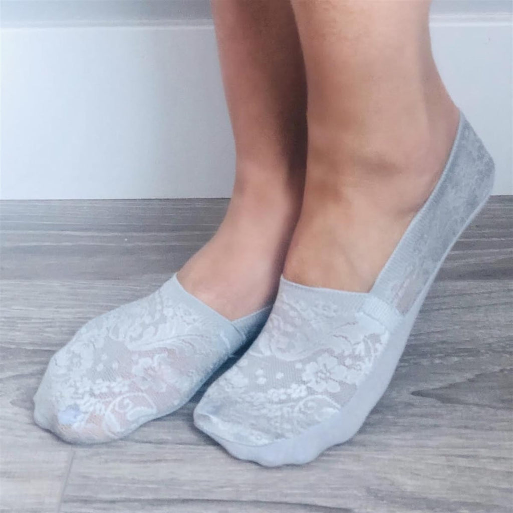 No-Show Lace Socks