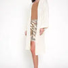 Long Ivory cardigan with detailing on the back