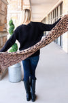 C.C. Beanie Leopard Boucle Knit Scarf